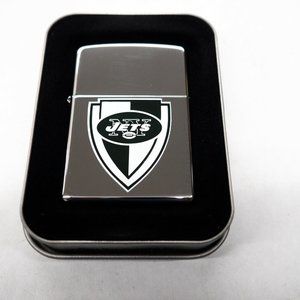 Sweet Retired NFL New York Jets Shield Zippo Lighter